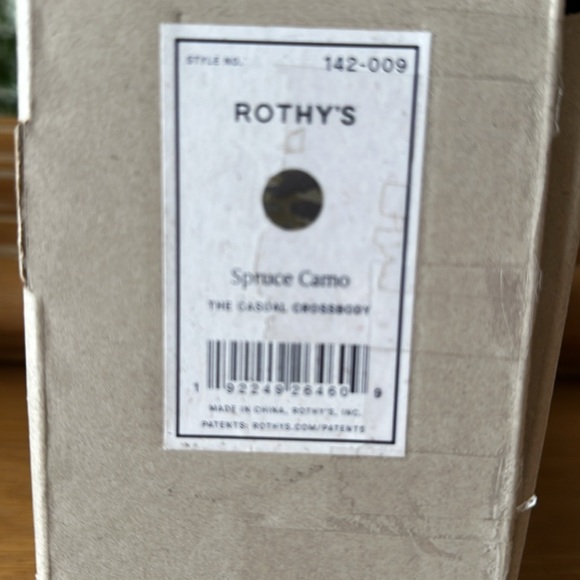 Like New! Rothy’s Spruce Camo Casual Crossbody Bag with Box & detached Tags - Picture 10 of 10
